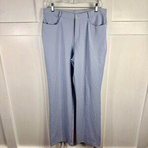 Cache Women's Light Blue Wide Leg Dress Pants‎ Size 12 Polyester Blend